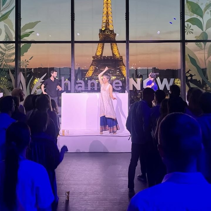 Alexia facilitating at ChangeNOW in Paris